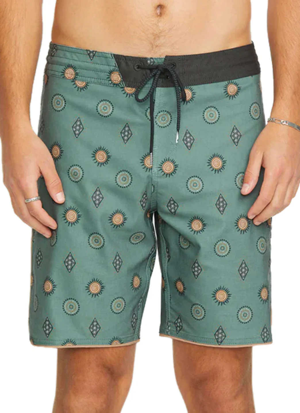 Volcom Men's Print Mister Fib Scallop Stoney 19" Board Shorts - Image 3