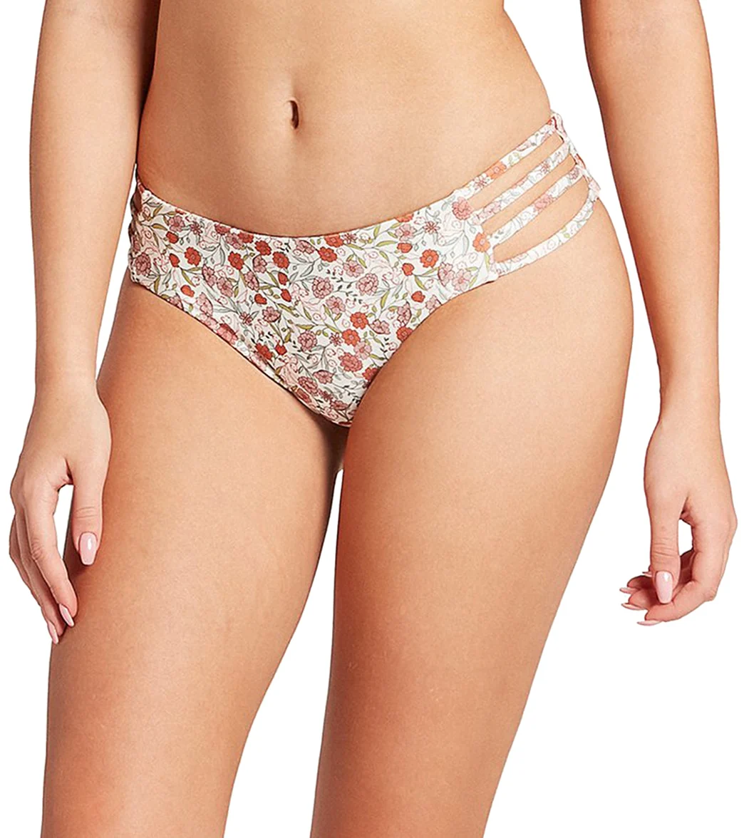 Volcom Women's Flower Trip Cheeky Bikini Bottom - Image 5
