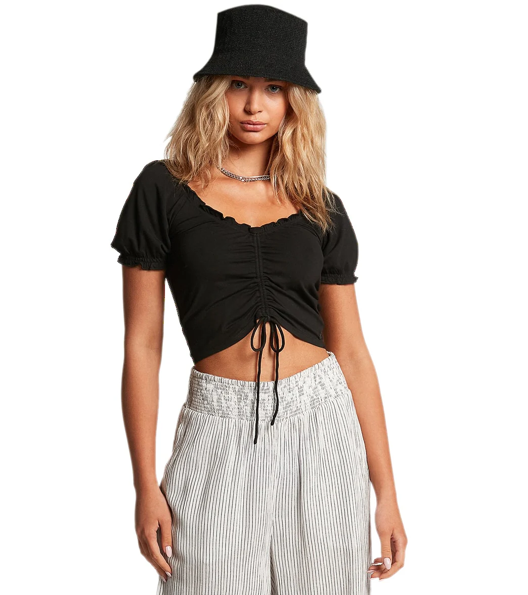 Volcom Women's High Wired Short Sleeve Top - Image 8