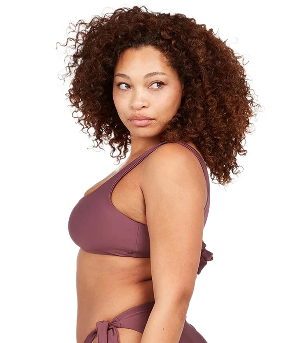 Volcom Women's Plus Size Simply Seamless Scoop Bikini Top - Image 2