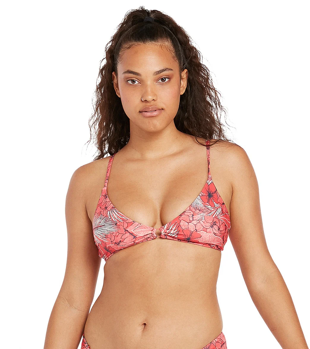 Volcom Women's Sea U Soon Vneck Bikini Top - Image 6