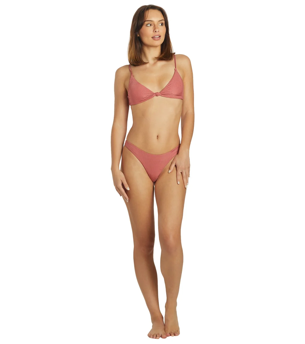 Volcom Women's Simply Rib V Neck Bikini Top - Image 4