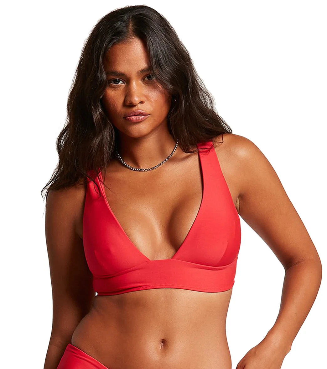 Volcom Women's Simply Seamless Halter Bikini Top - Image 10