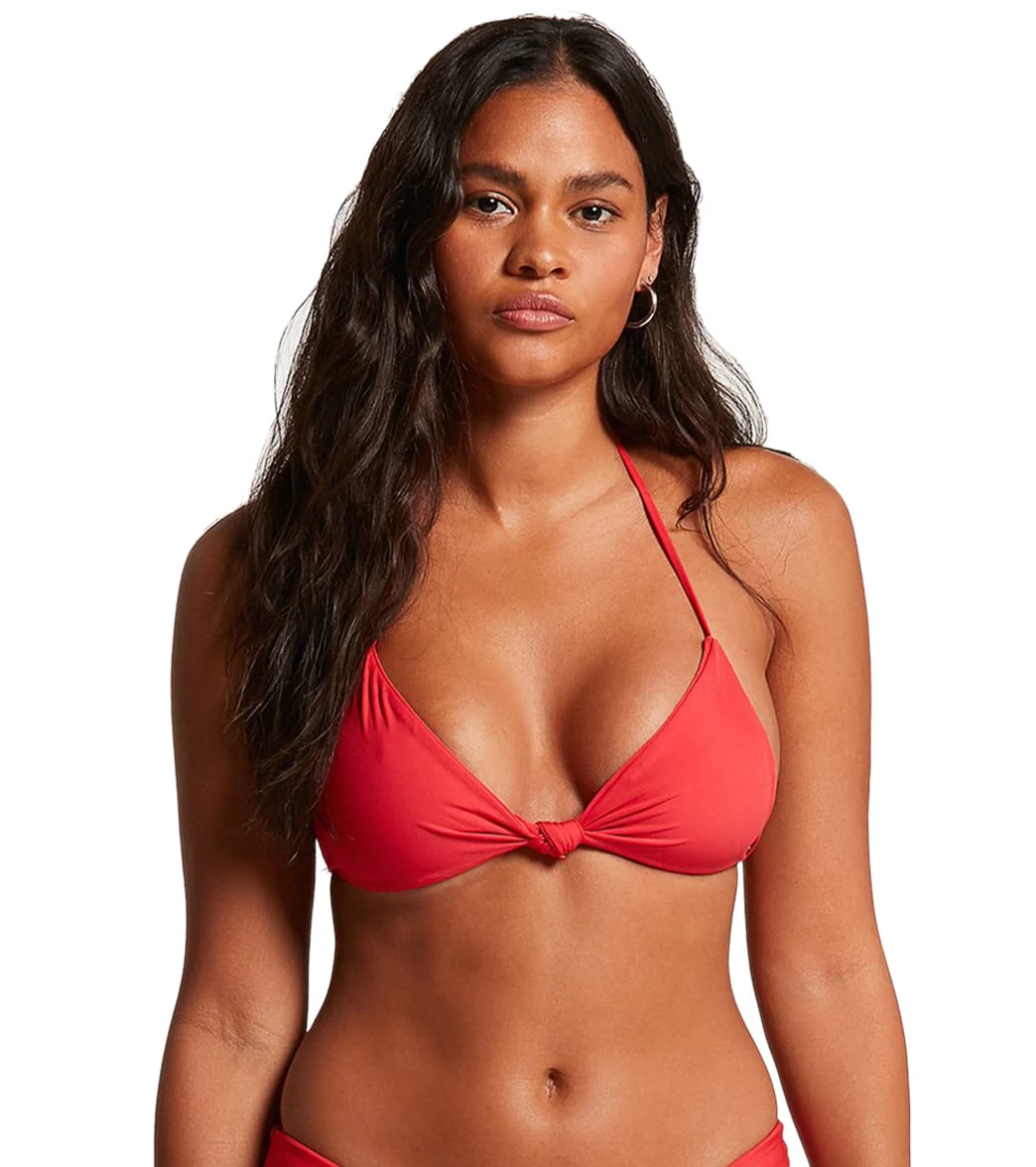 Volcom Women's Simply Seamless Triangle Bikini Top - Image 13