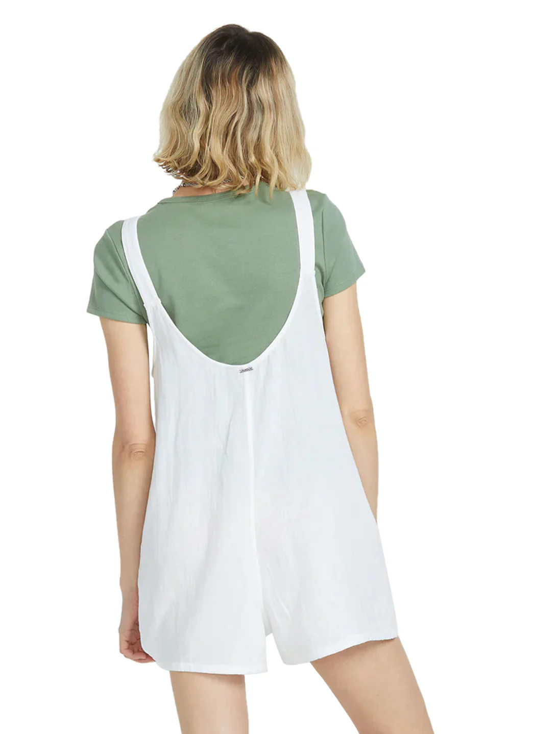 Volcom Women's Solid Lil Tie Strap Romper - Image 5