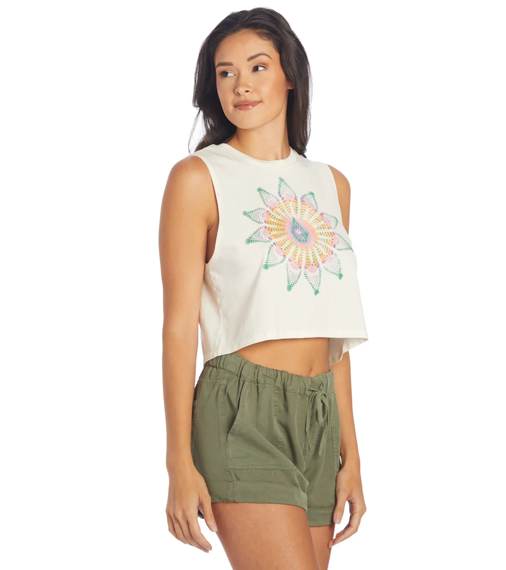 Volcom Women's Star Shields Crop Tank Top - Image 2