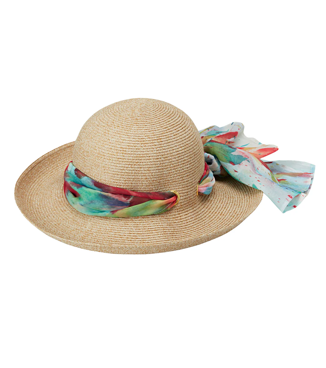 Wallaroo Women's Lady Jane Straw Hat with Ribbon - Image 2