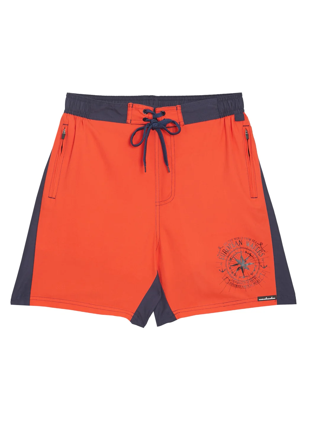 Wavebreaker Men's Solid Boardshorts - Image 2