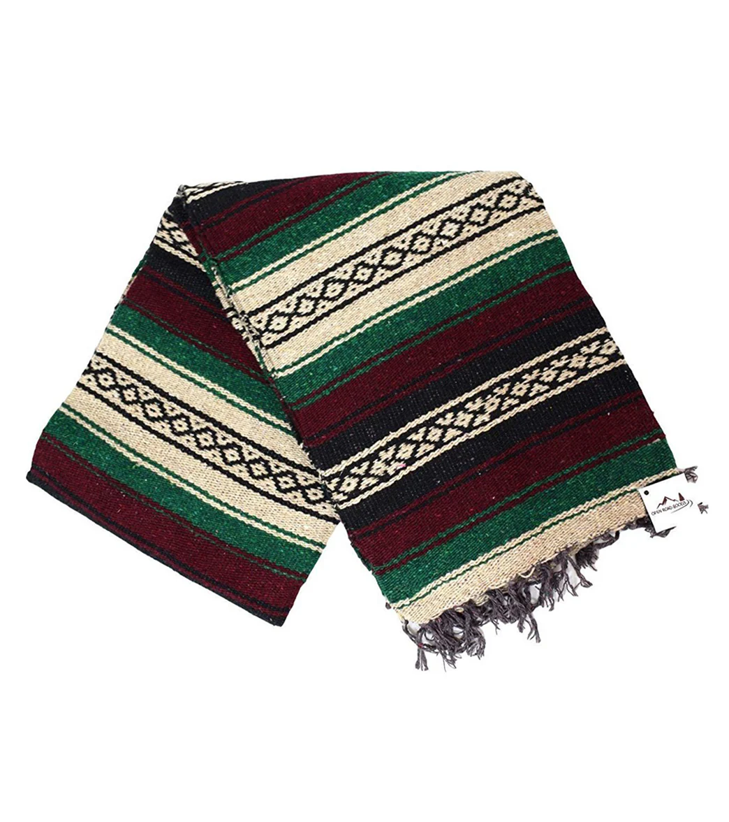 West Path Heavy Weight Falsa Mexican Yoga Blanket - Image 16