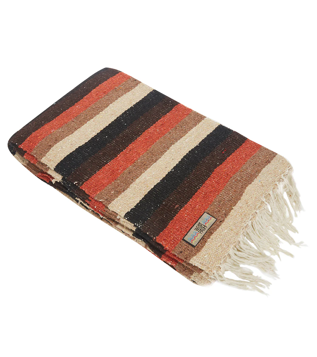 West Path XL Diamond Mexican Yoga Blanket - Image 18