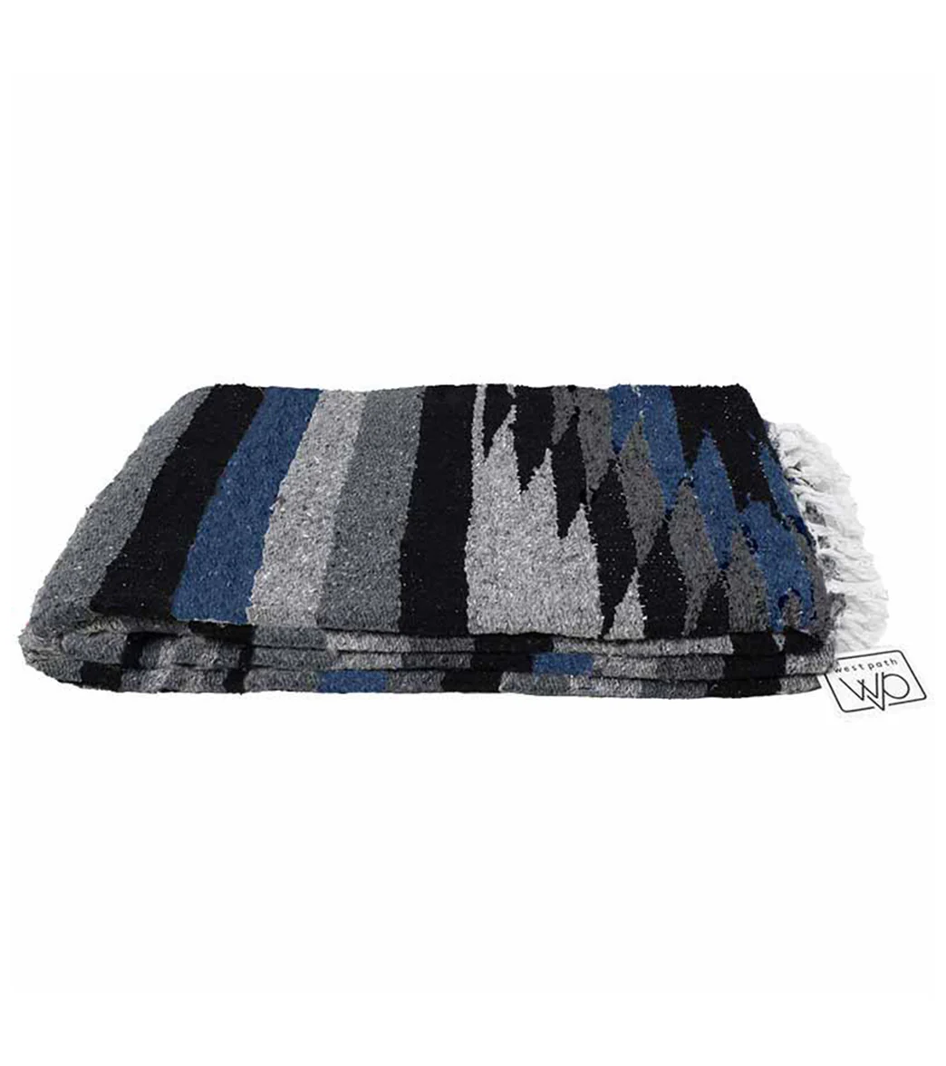 West Path XL Diamond Mexican Yoga Blanket - Image 22