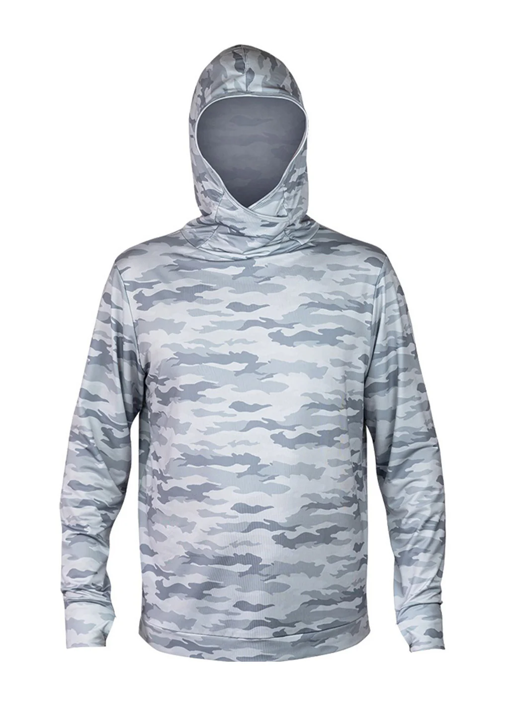 Xcel Men's Threadx Iceskin Long Sleeve UV Hooded Pullover - Image 5