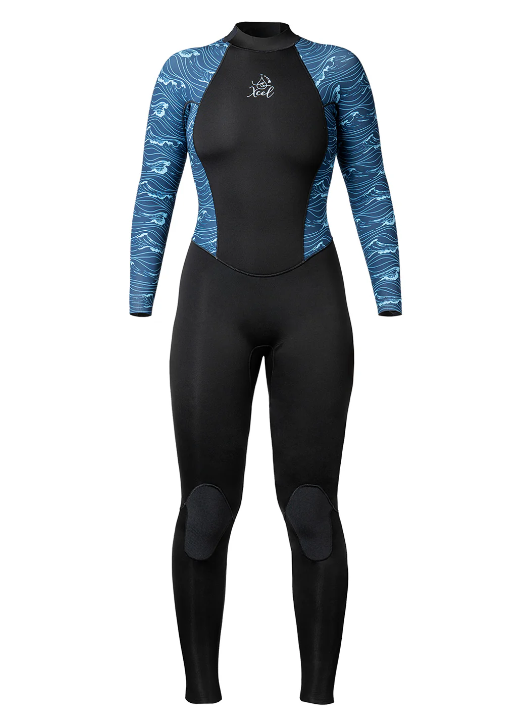 Xcel Women's 4/3mm Ocean Ramsey Water Inspired Axis Back Zip Full Wetsuit - Image 2