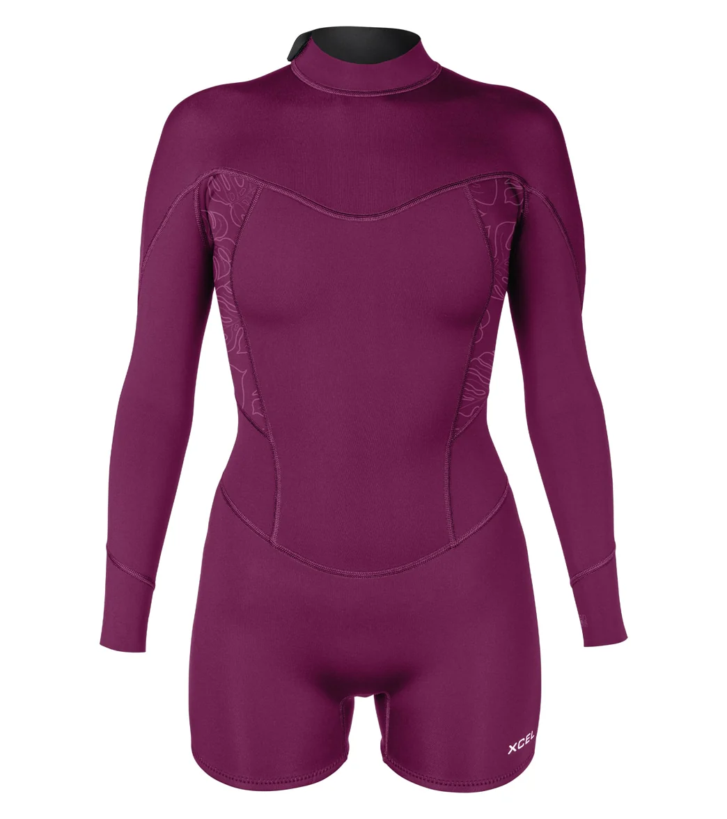 Xcel Women's Axis 2MM Back Zip Boy Short Cut Spring Suit - Image 14