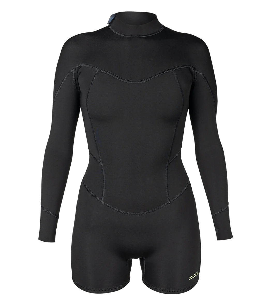 Xcel Women's Axis 2MM Back Zip Boy Short Cut Spring Suit - Image 5