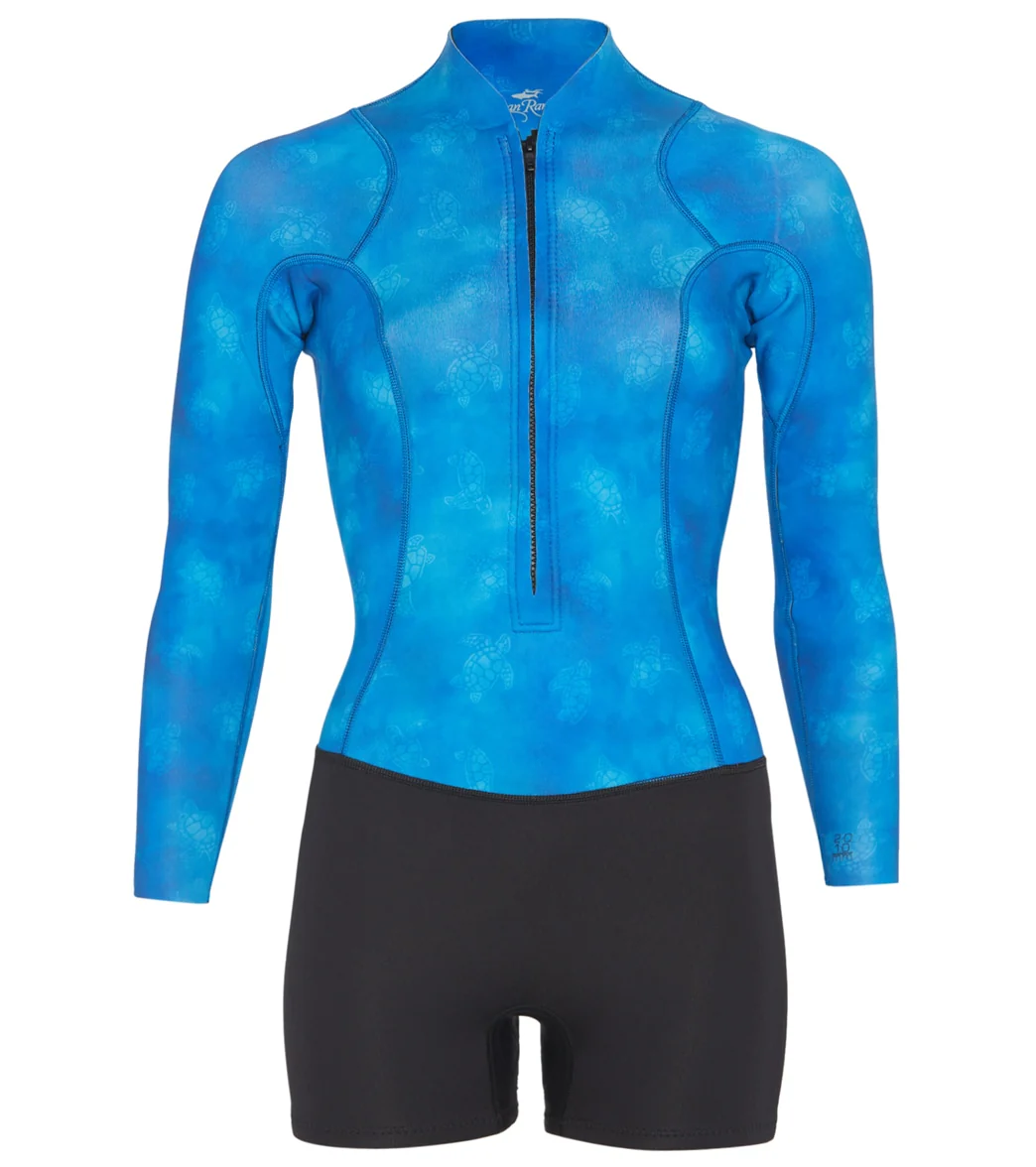 Xcel Women's Water Inspired 2/1MM Axis Long Sleeve Front Zip Spring Suit - Image 9