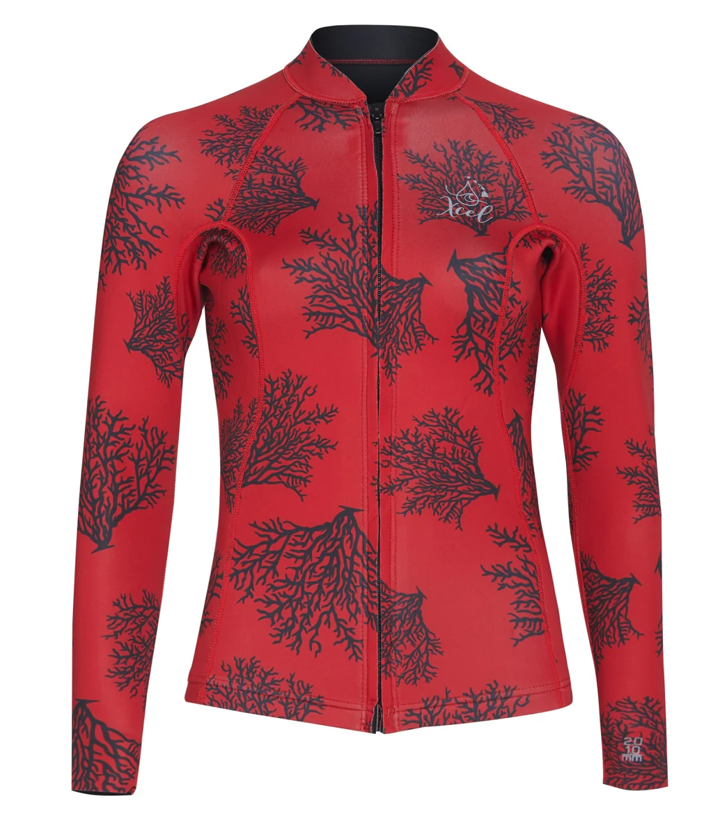 Xcel Women's Water Inspired Axis 2/1MM Front Zip Jacket - Image 4