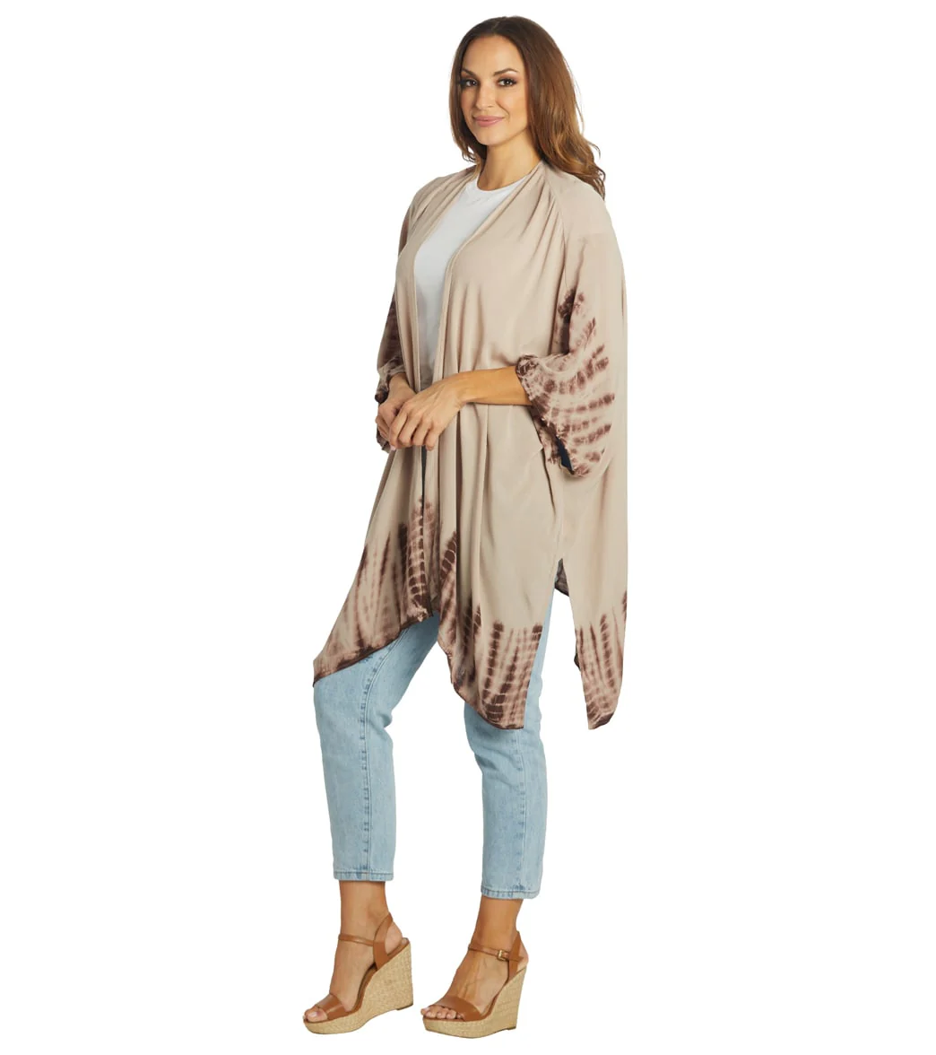 Yak & Yeti Boho Ombre Tie Dye Kimono Wrap - Image 5
