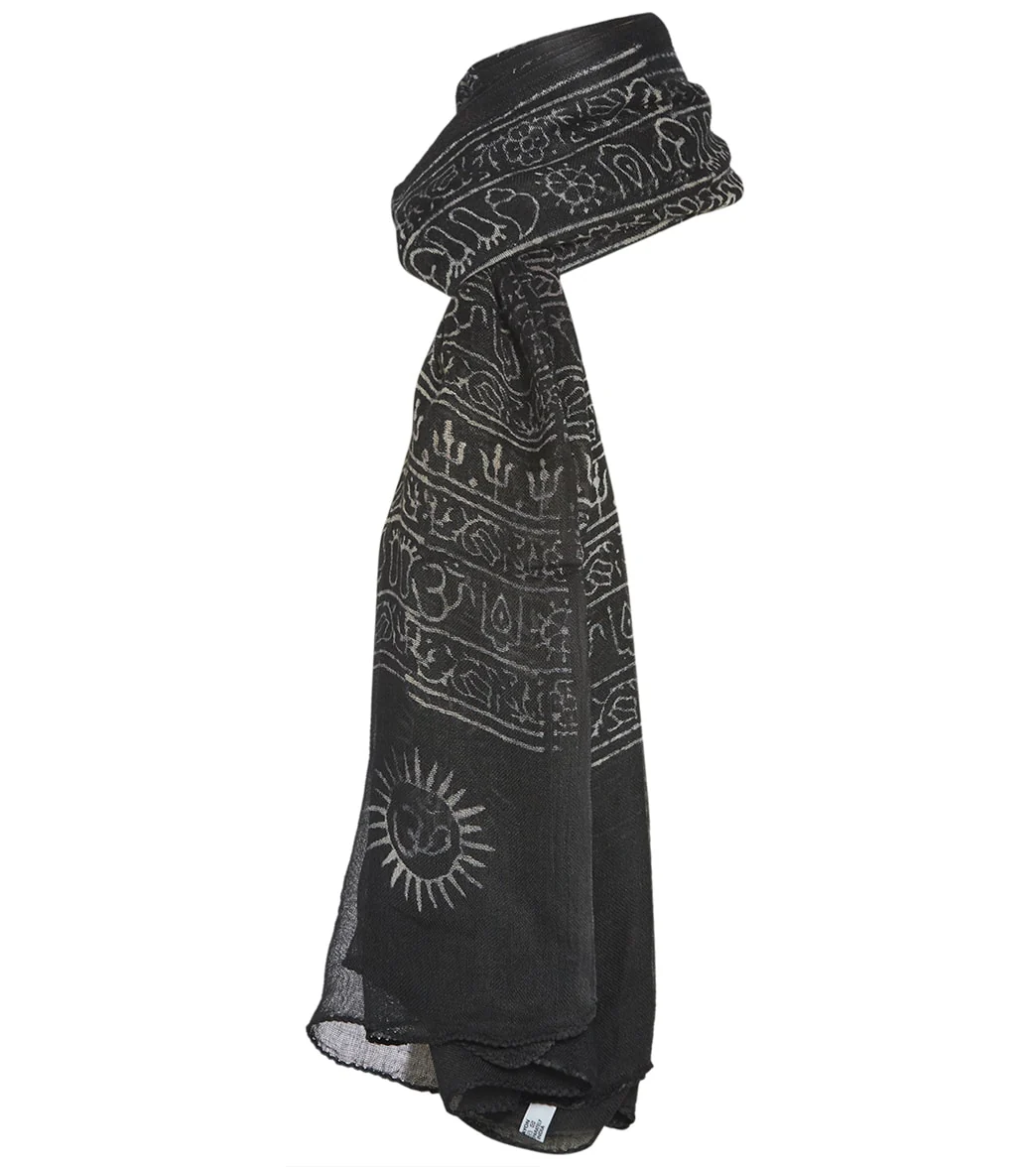 Yak & Yeti Mantra Om Printed Rayon Scarves - Image 18