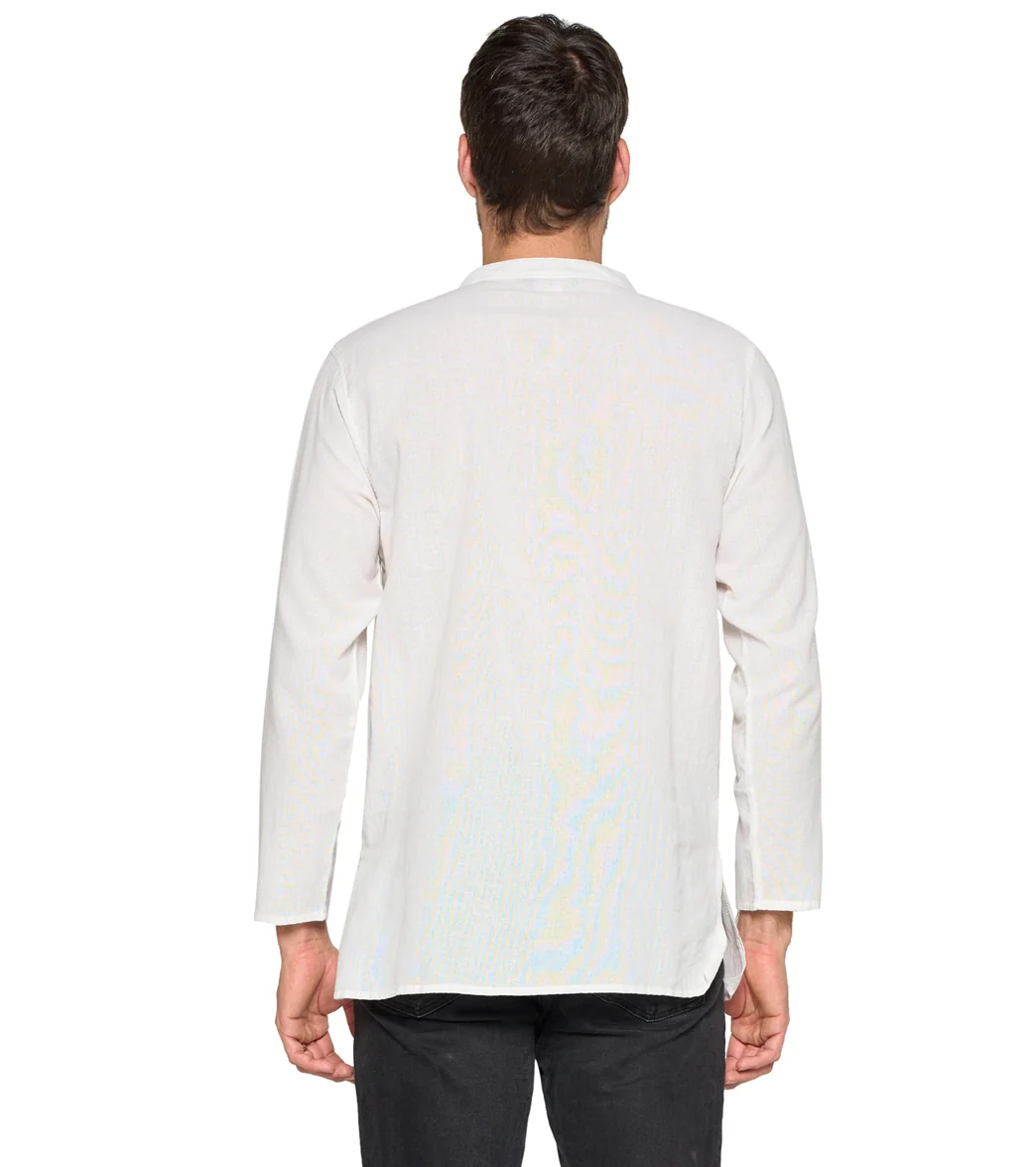 Yak & Yeti Men's Kurta Solid Color - Image 8