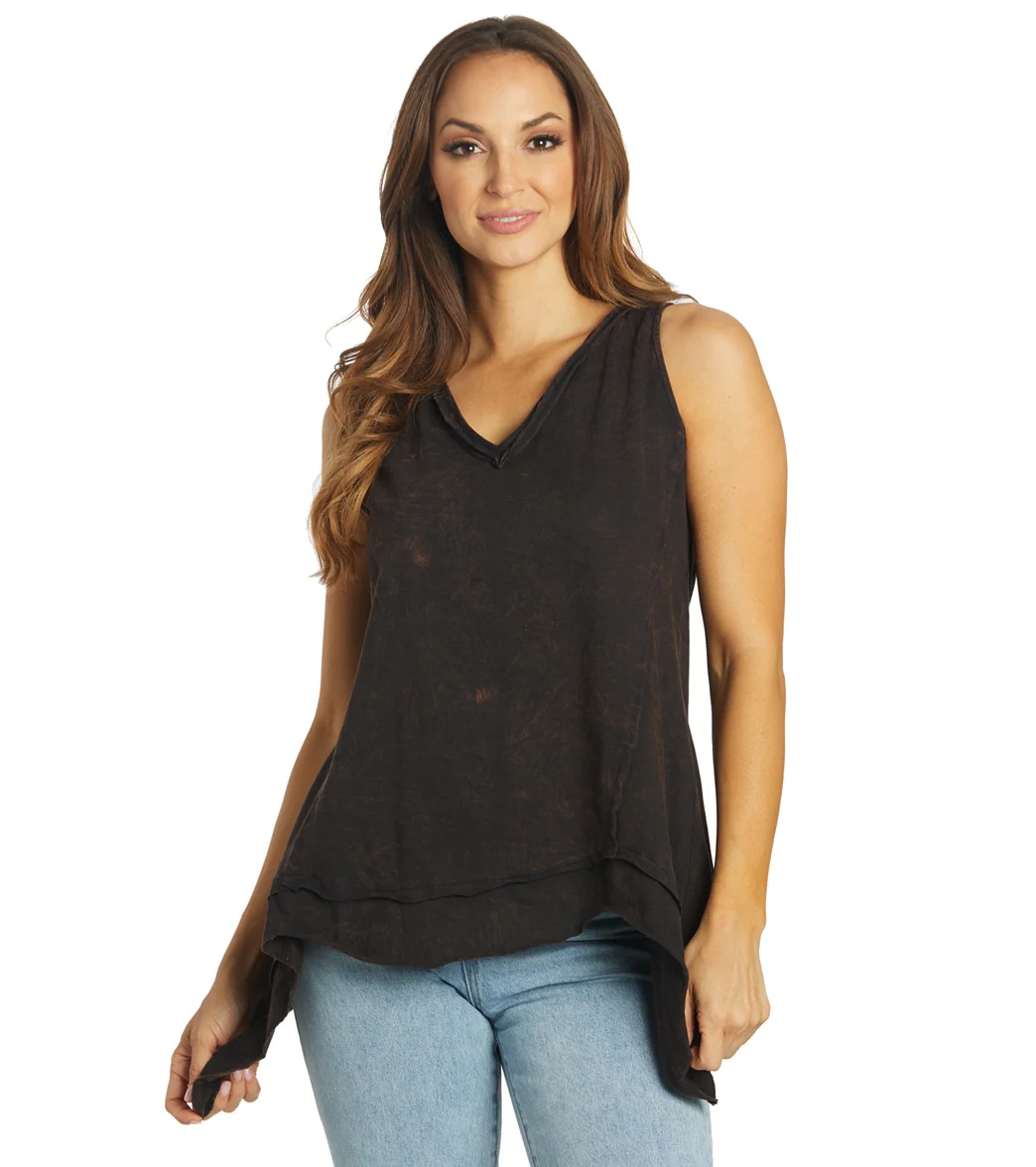 Yak & Yeti Top Patchwork Vintage Washed Tank - Image 8