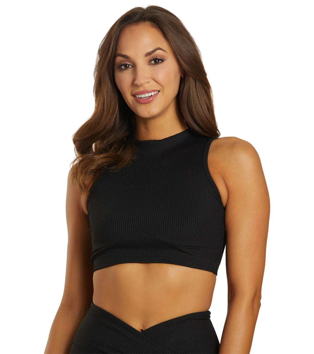 Year of Ours Ribbed Mock Neck Bra - Image 2
