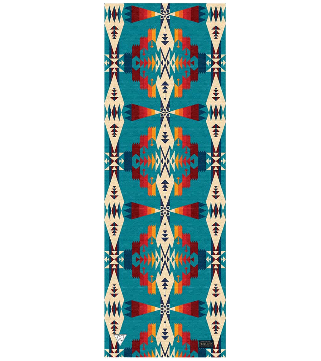 Yune Yoga Pendleton x Yune Yoga Tucson Turquoise 5MM Yoga Mat - Image 5