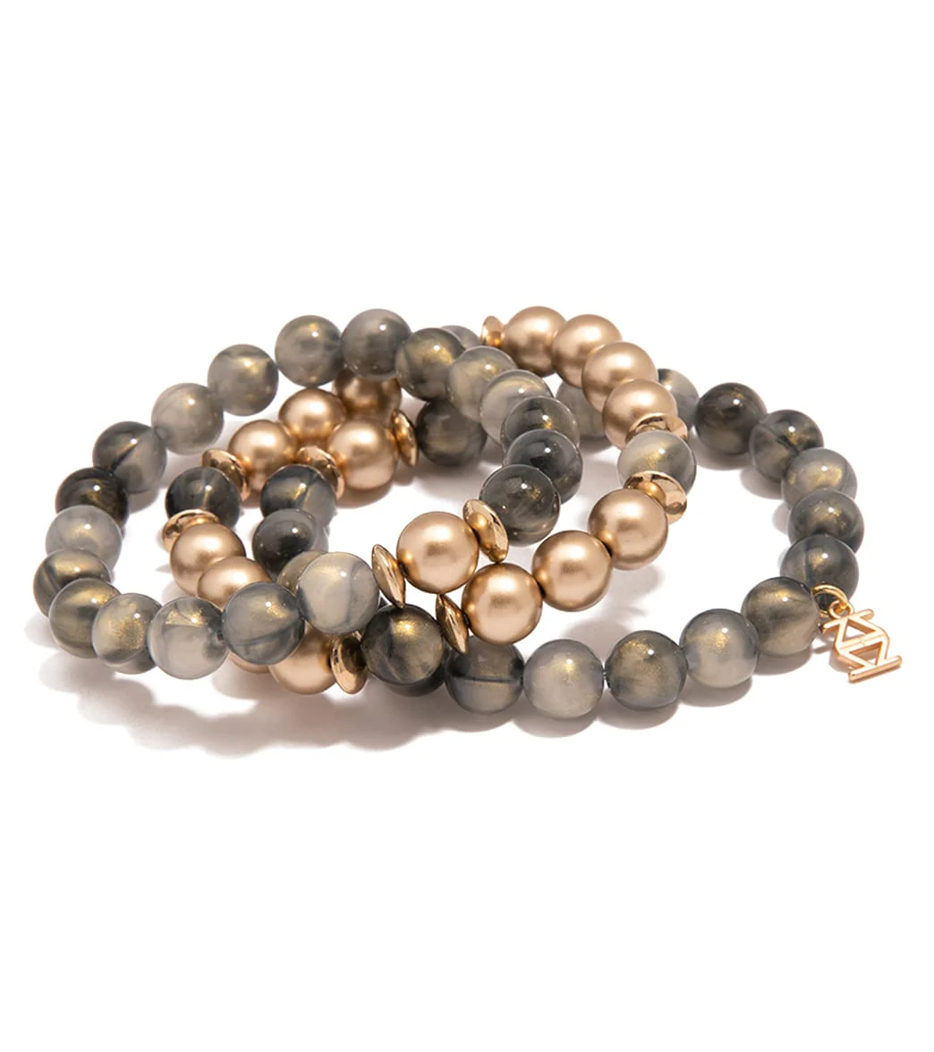 Zenzii Iridescent Beaded Stretch Bracelet - Image 3