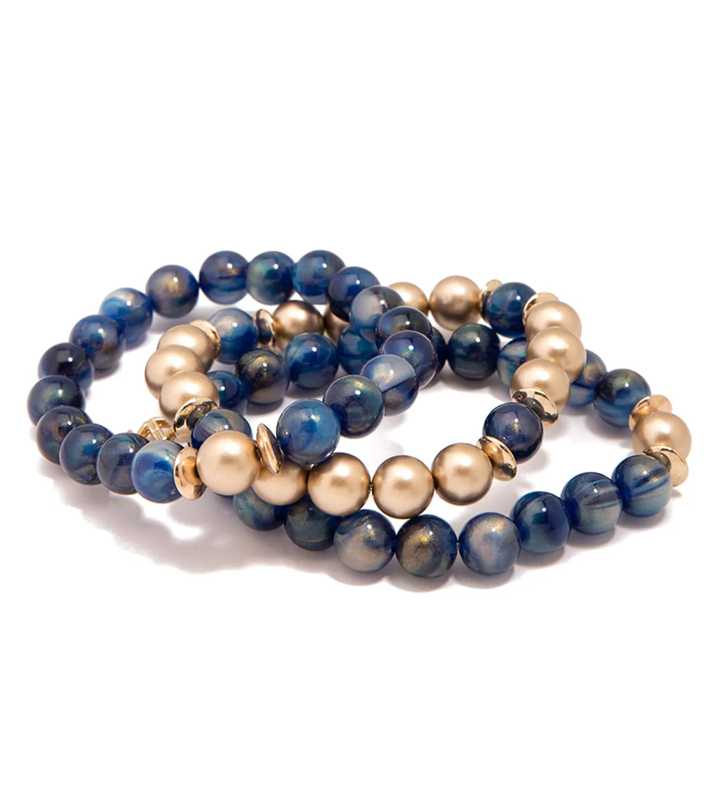 Zenzii Iridescent Beaded Stretch Bracelet - Image 4