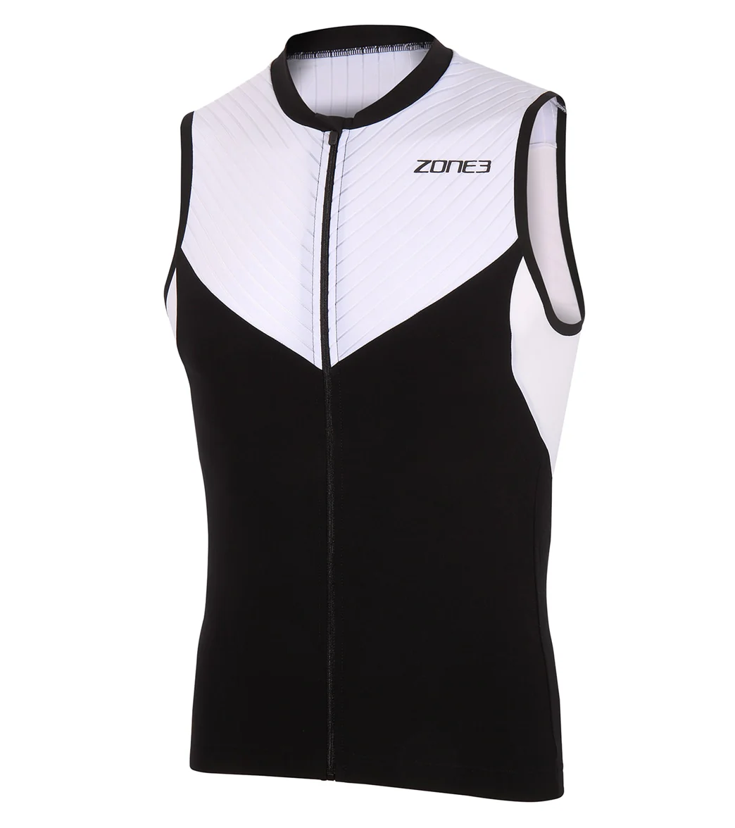 Zone 3 Men's Lava Long Distance Sleeveless Tri Top - Image 2