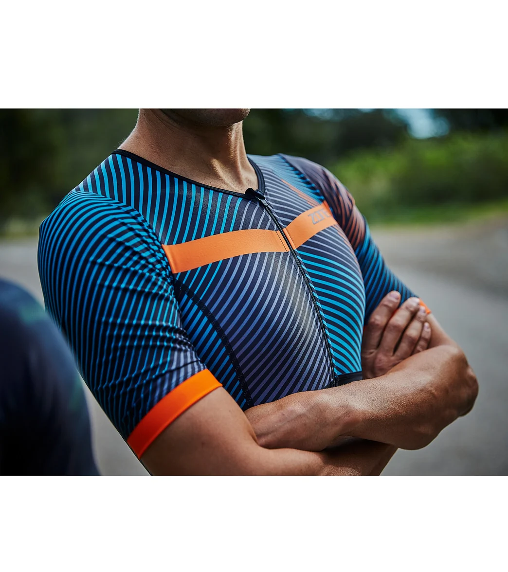 Zone3 Men's Activate+ Momentum Short Sleeve Trisuit - Image 5