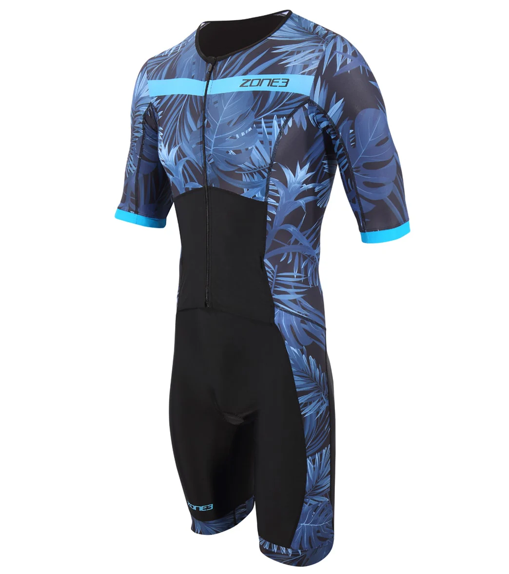 Zone3 Men's Activate+ Short Sleeve Full Zip Tri Suit - Image 9